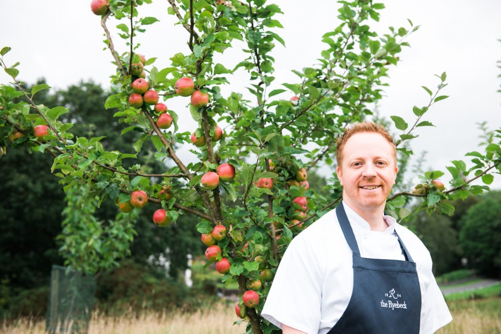 Head Chef Nick Edgar at The Ryebeck