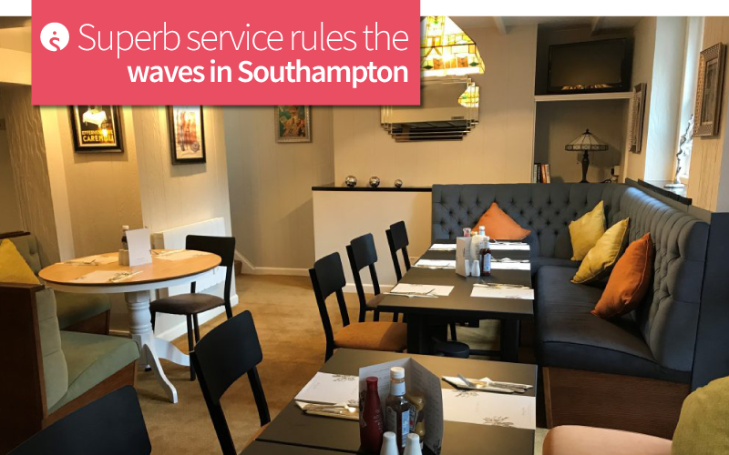 Superb service rules the waves in Southampton