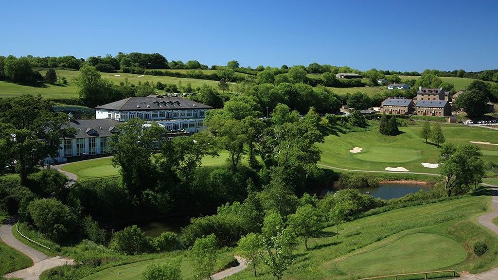 Birdseye view of Best Western Dartmouth award winning golf course