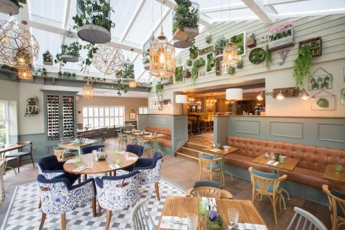 The dining room at The Stanneylands Hotel. 