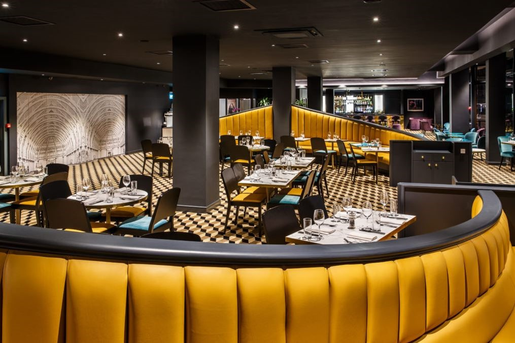 An image of the bar area at the Mount Royal Hotel.